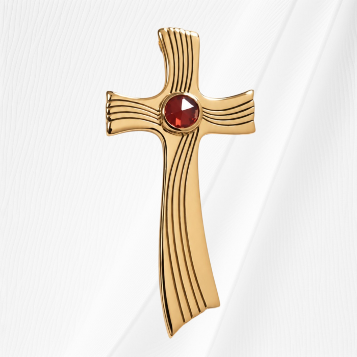 Croix "Alliance"  or 750 millièmes Grenat de Perpignan