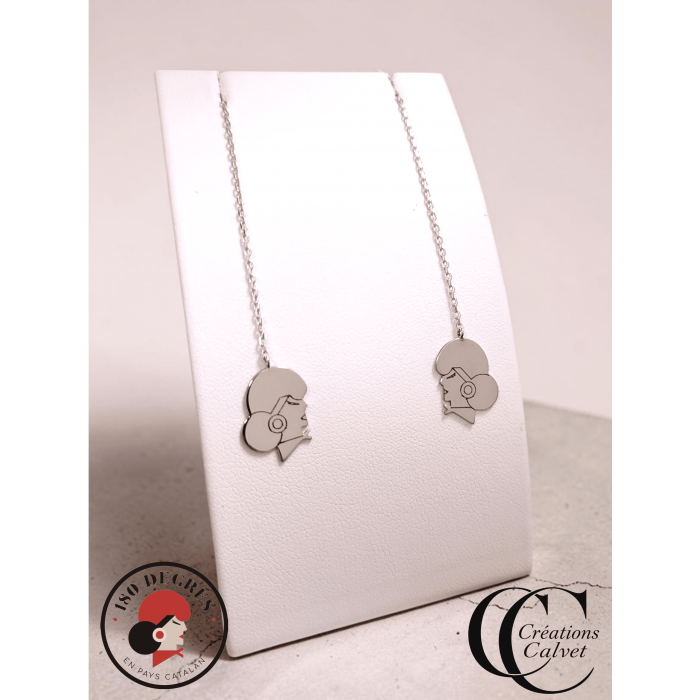Boucles d'oreilles Marta argent