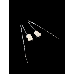 Boucles d'oreilles Marta argent