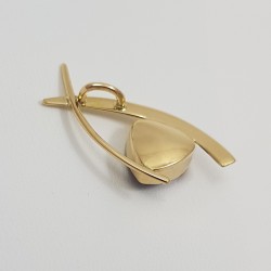 Pendentif Arche® or 750 millièmes Grenat de Perpignan