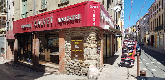façade bijouterie calvet prades